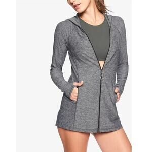 Athleta Heather Vitamin Sea Jacket Charcoal Grey Heather Sweatshirt/Hoodie MP